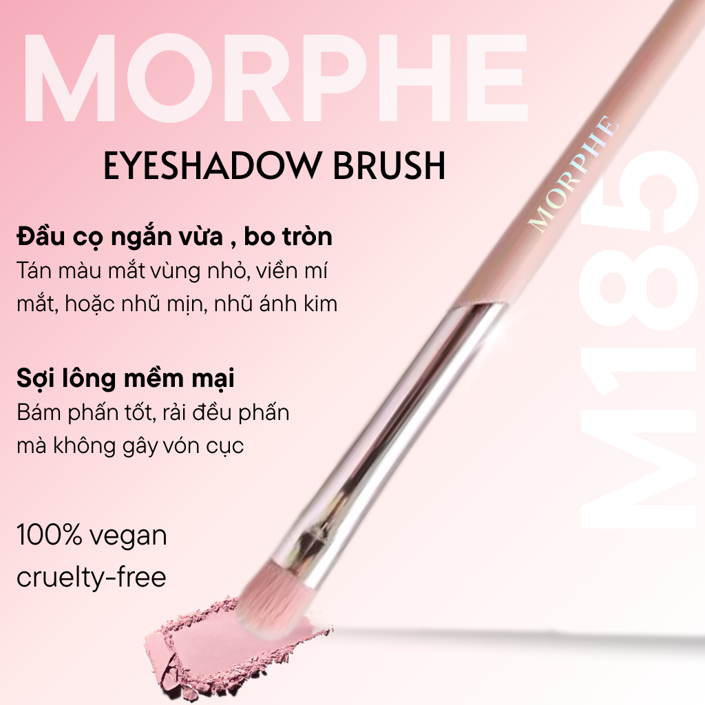 Cọ Trang Điểm Tán Bầu Mắt MORPHE Eye Shadow M185